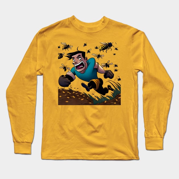 Bees to the rescue Long Sleeve T-Shirt by sweetvision